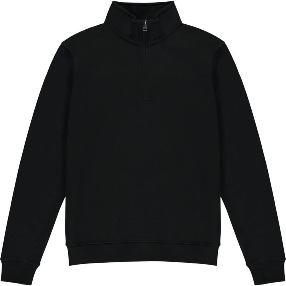 Kustom Kit Mens Quarter Zip Sweatshirt / Black